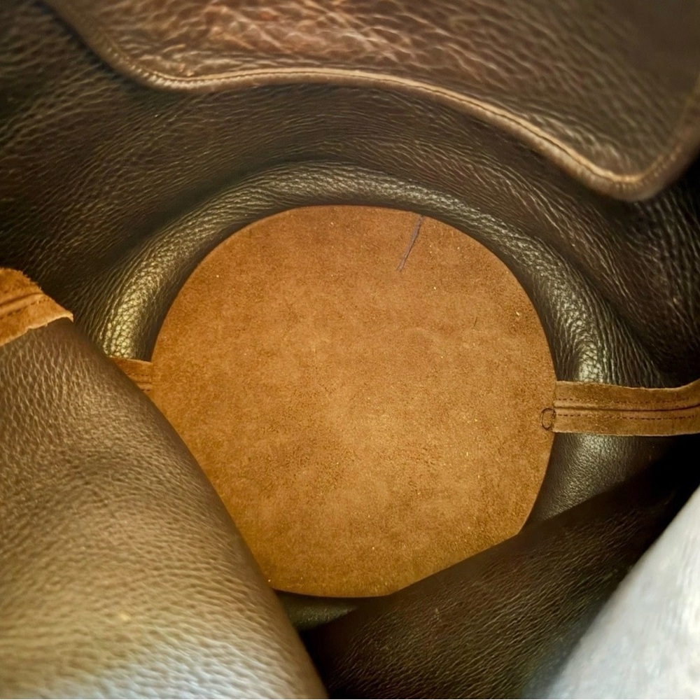 Vintage Coach Brown Mahogany Suede Berkeley XL Duffle Sac - Picture 6 of 7